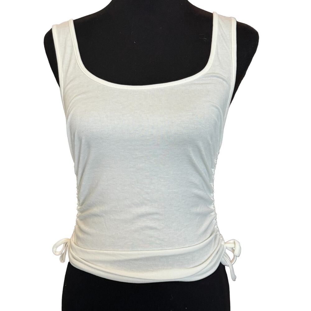 New ~ 4TH AND RECKLESS ~ Lindsey Side Ruched Tank Top Size S - Picture 2 of 8